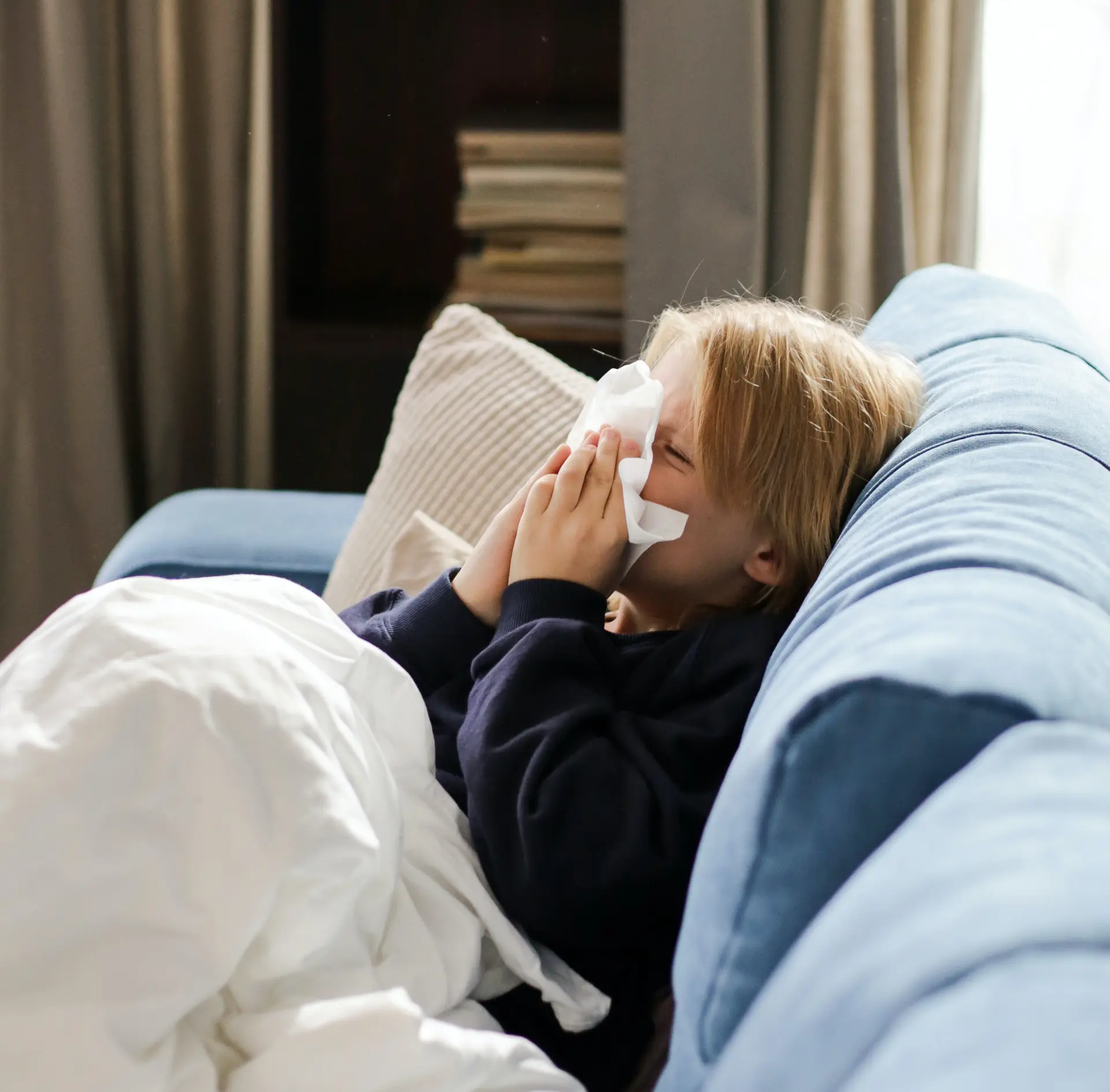 Child with a cold