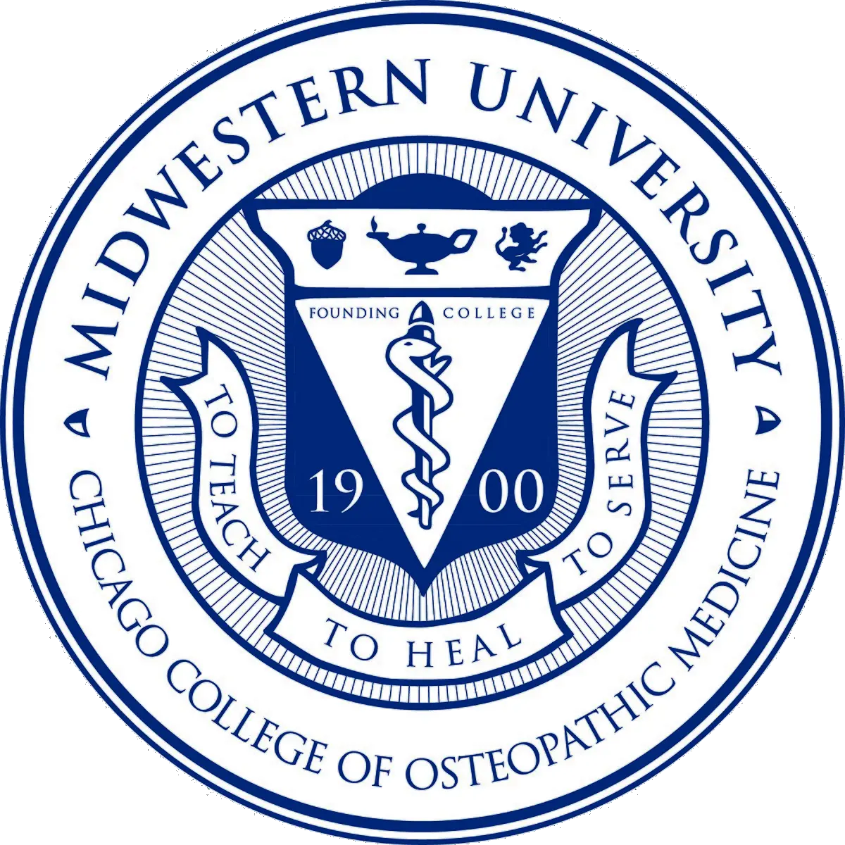 Midwestern university logo