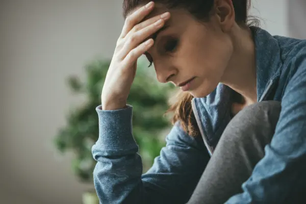 Woman in grief